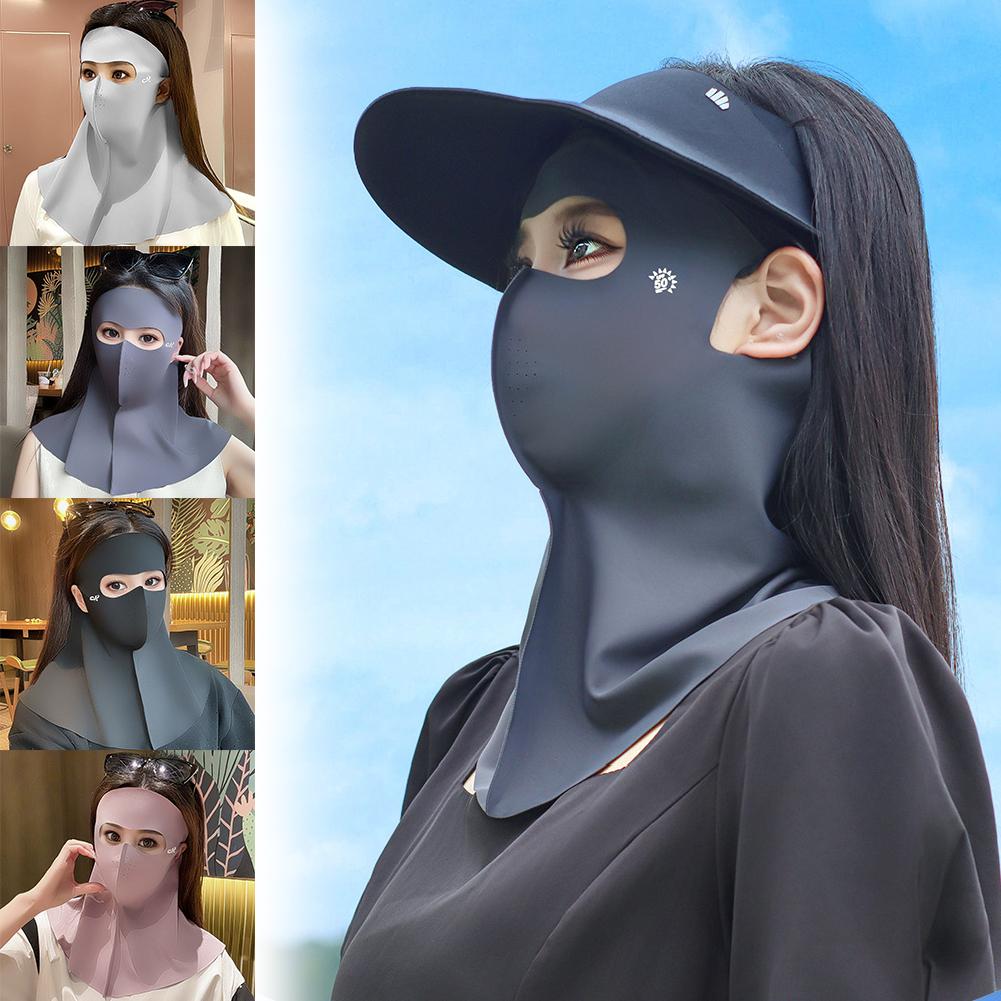 Sports Mask Breathable - قناع وجه كامل من الحرير الجليدي