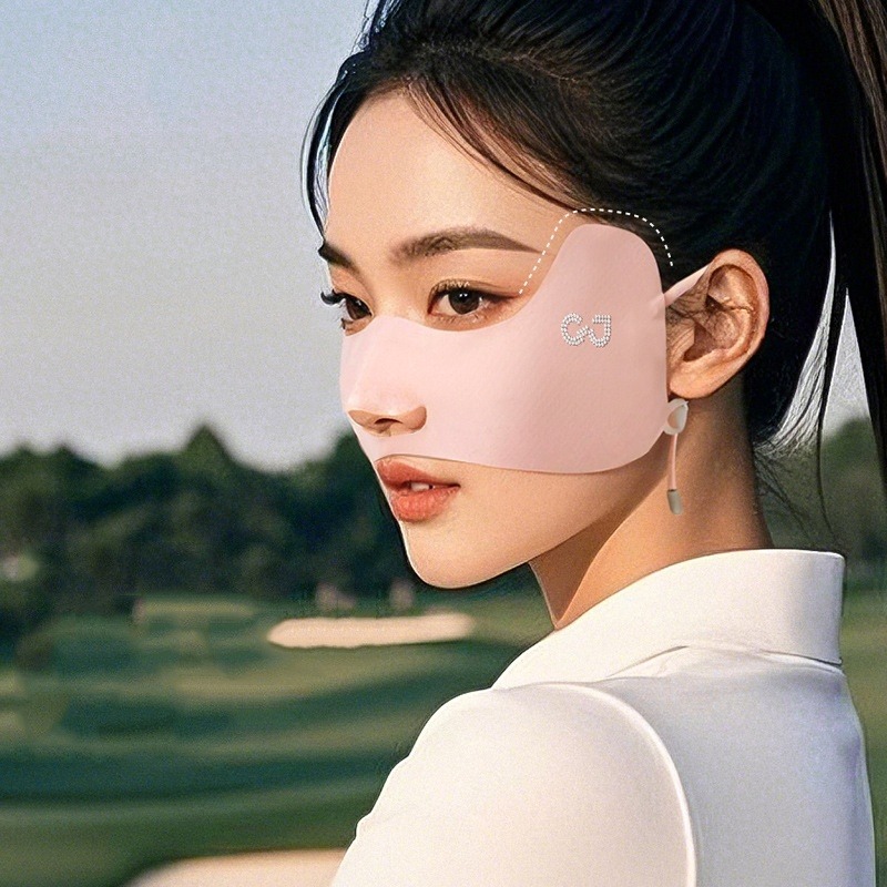 قناع صيفي من الحرير الجليدي قا - مراجعة Sports Mask Breathable وسعره
