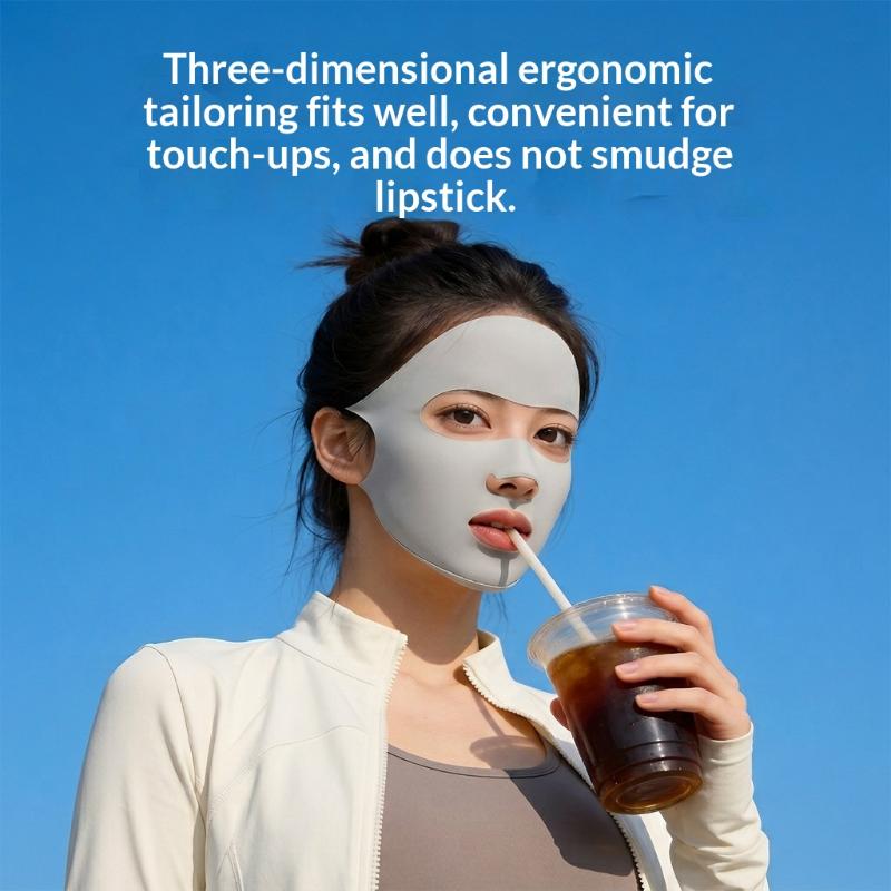 قناع وجه واقٍ من الشمس بلون وا - مراجعة Sports Mask Breathable وسعره